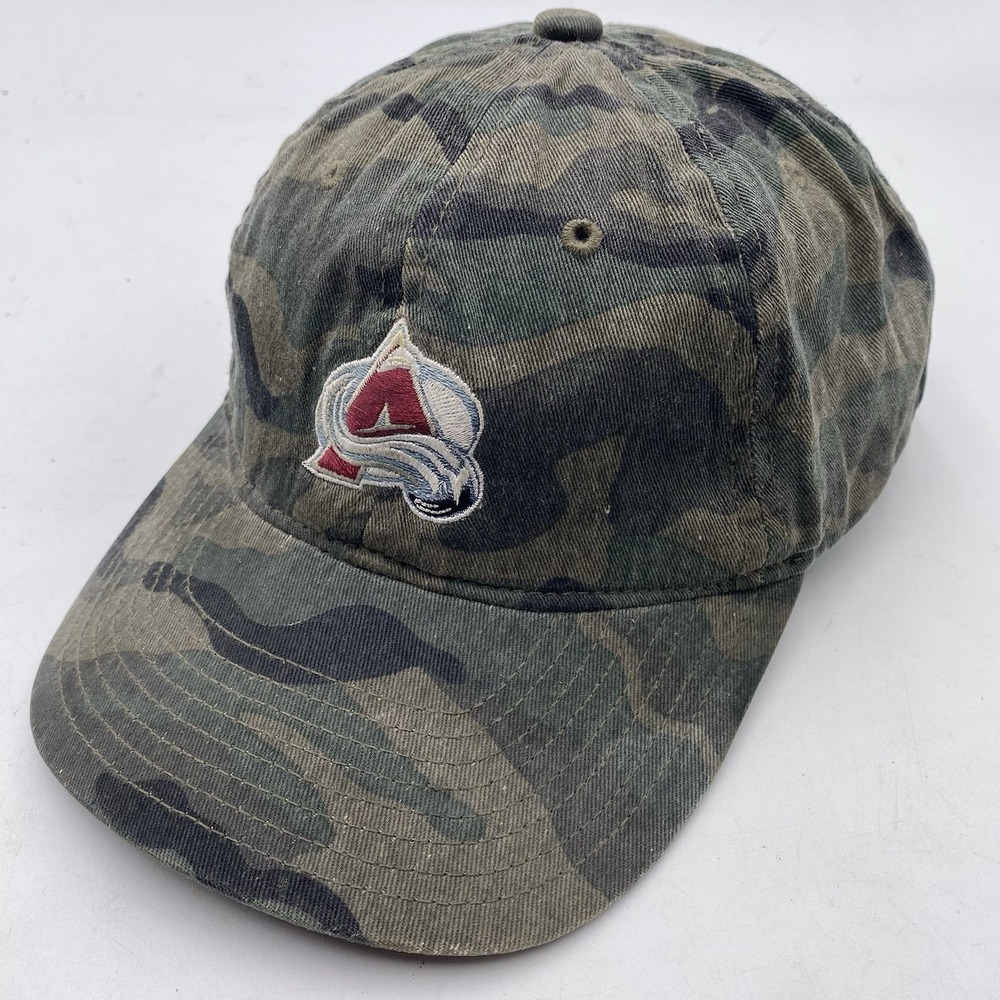 Colorado‎ Avalanche Hat Camo Mitchell Ness Clean Up Strapback Slouch Dad Hat